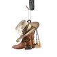 Acrylic Cowboy Boots Hat 2D Flat Hanging Car