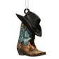 Acrylic Cowboy Boots Hat 2D Flat Hanging Car
