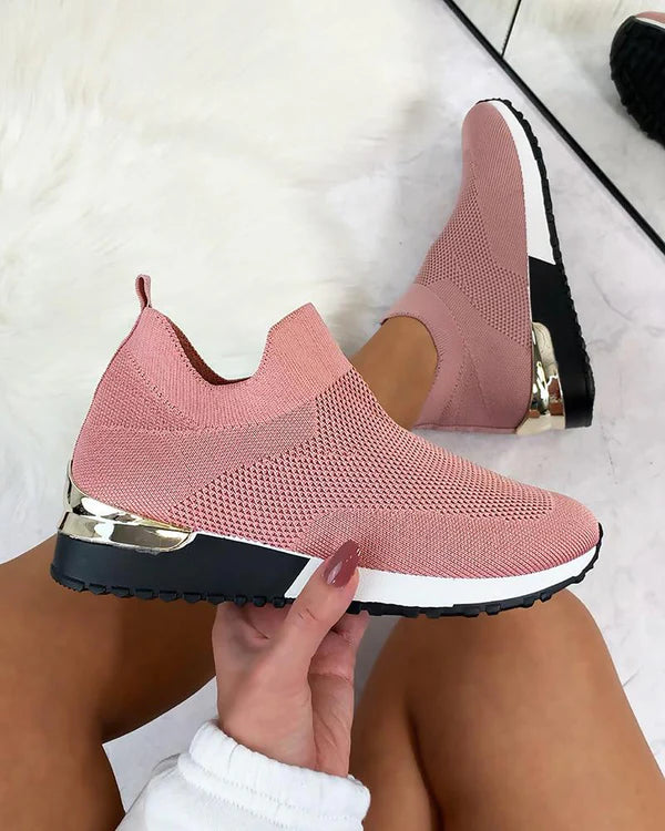 Last Day 49% OFF🔥 - Women's Elastic Slip-on Flat Shoes