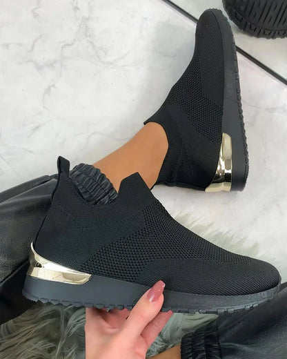 Last Day 49% OFF🔥 - Women's Elastic Slip-on Flat Shoes