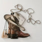 Acrylic Cowboy Boots Hat 2D Flat Hanging Car