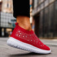 Last Day 49% OFF🔥 - Women's Crystal Breathable Orthopedic Slip-On Walking Shoes