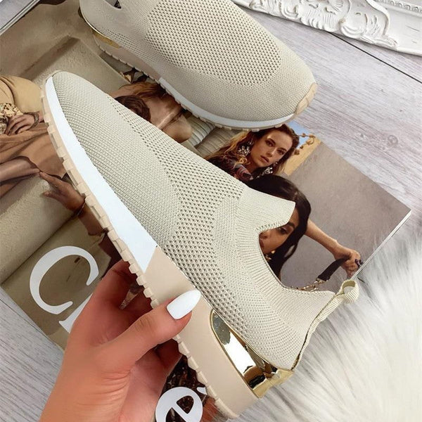 Last Day 49% OFF🔥 - Women's Elastic Slip-on Flat Shoes