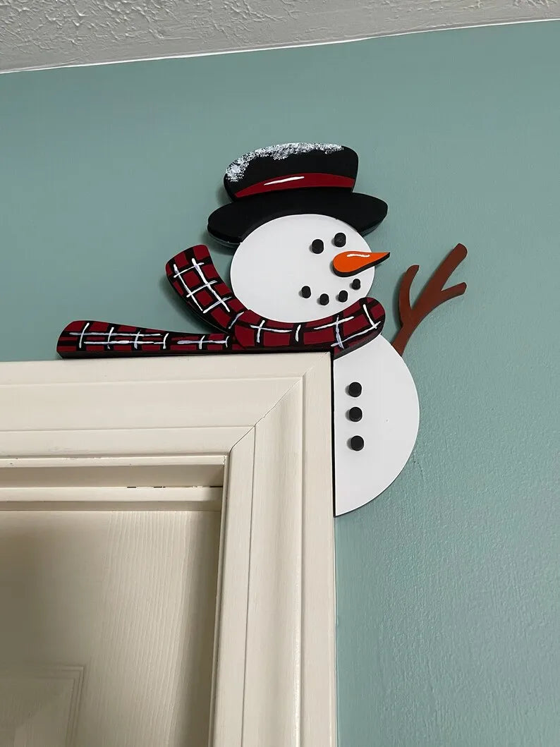 🎅2024 Christmas Gift 50% Off--Metal Christmas Door Topper