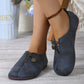 Last Day 49% OFF🔥 - Women's Flat Shoes, Elegant soft sole round toe buckle decoration