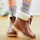 🔥Last Day 49% OFF - Waterproof Wool Lined Leather Orthopedic Snow Boots