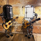 🔥🔥Vintage Metal Microphone Robot Desk Lamp