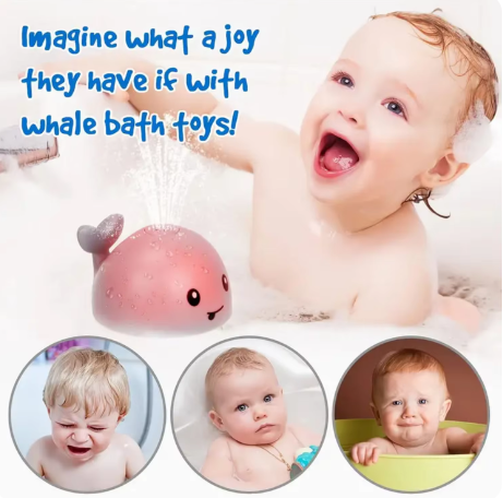 Sprinkler Whale Bath Toy