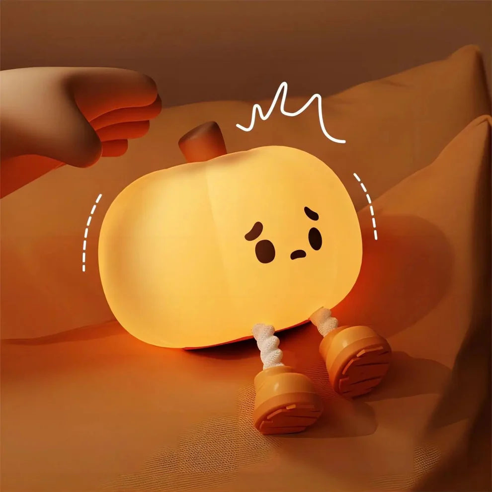 Glowing Halloween Pumpkin LED Night Light