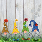 🔥Gnome Set of 4 Yard Stakes