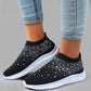 Last Day 49% OFF🔥 - Women's Crystal Breathable Orthopedic Slip-On Walking Shoes